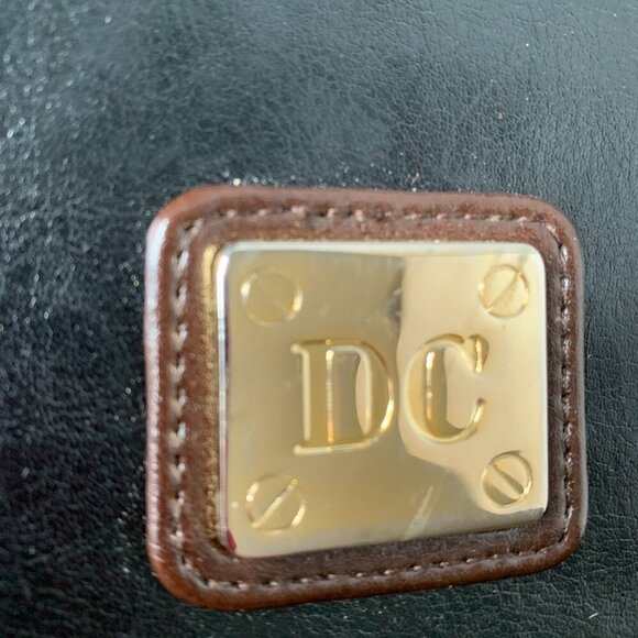 Unisex Vintage DC Black Leather Work Tote - Picture 9 of 9